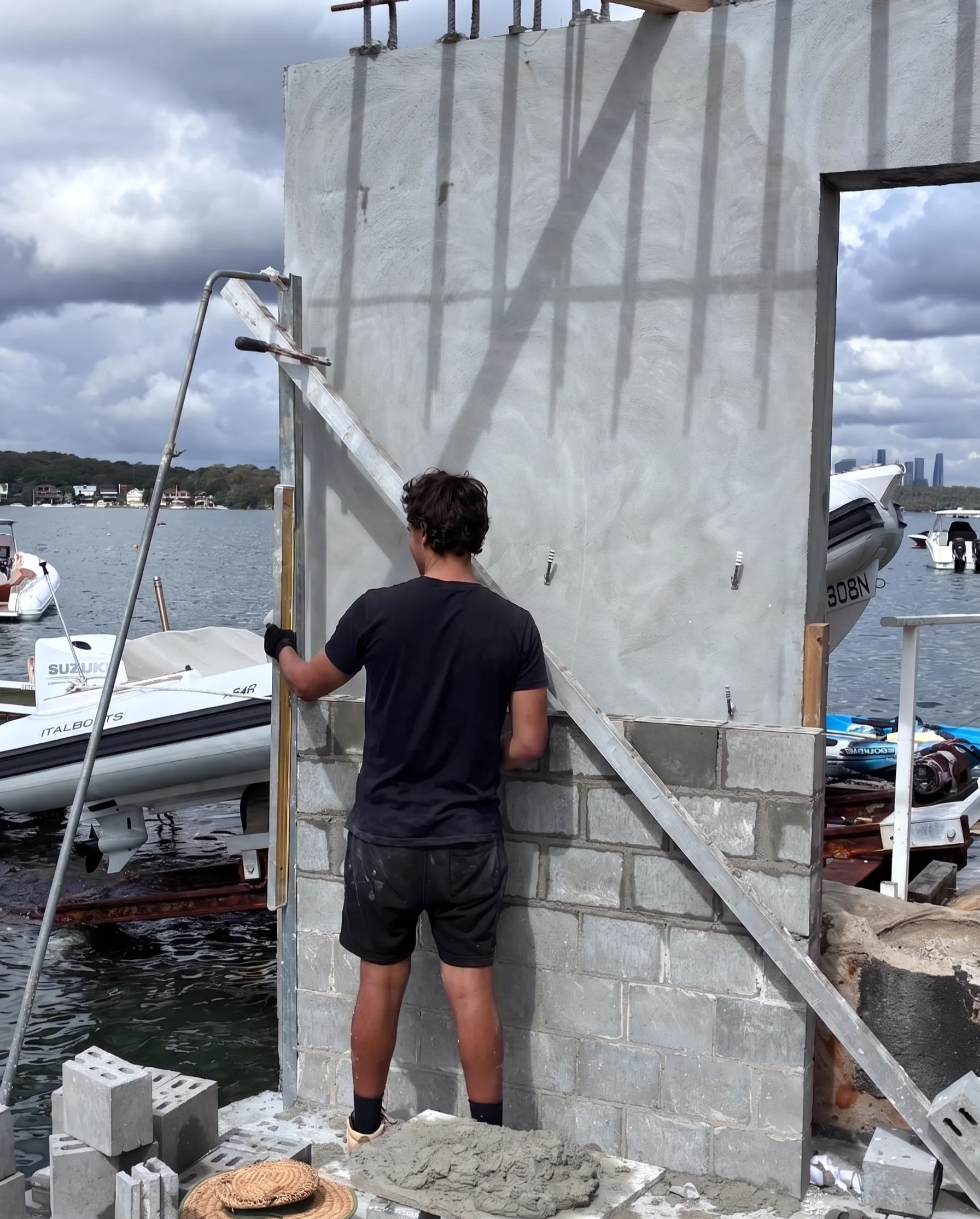 Masonry repair work on a Sydney property