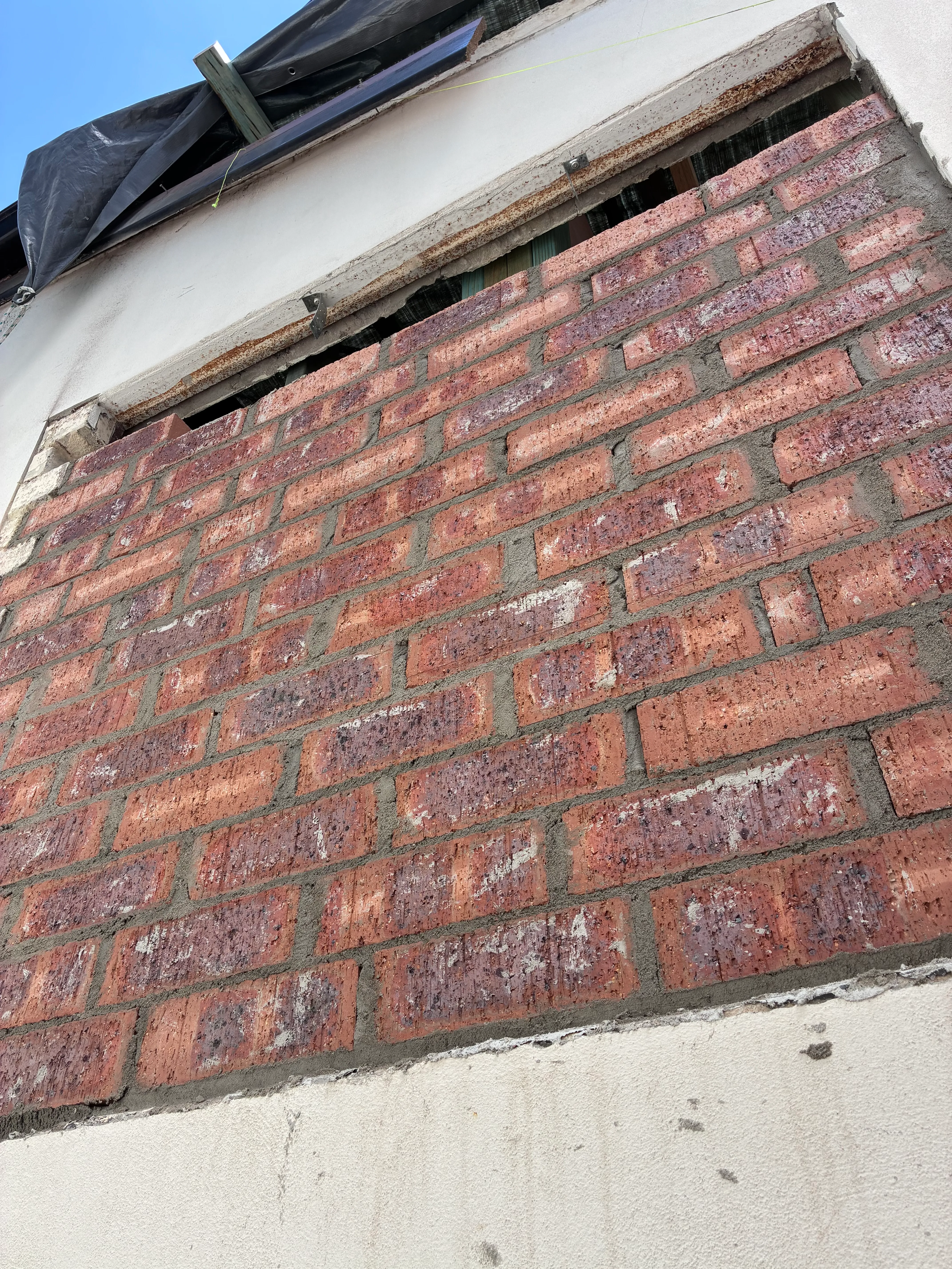 Masonry repair work on a Sydney property