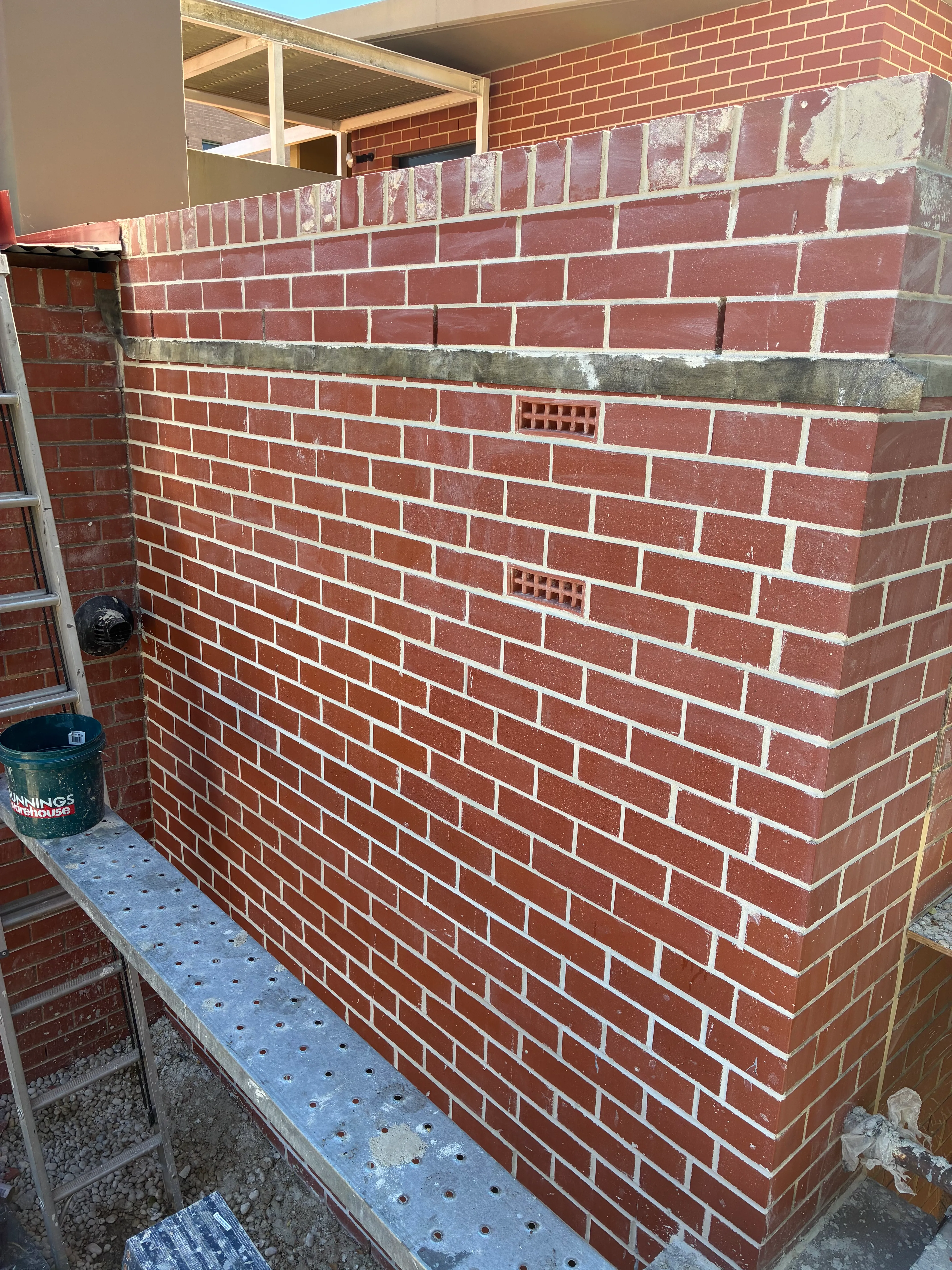 Masonry repair work on a Sydney property
