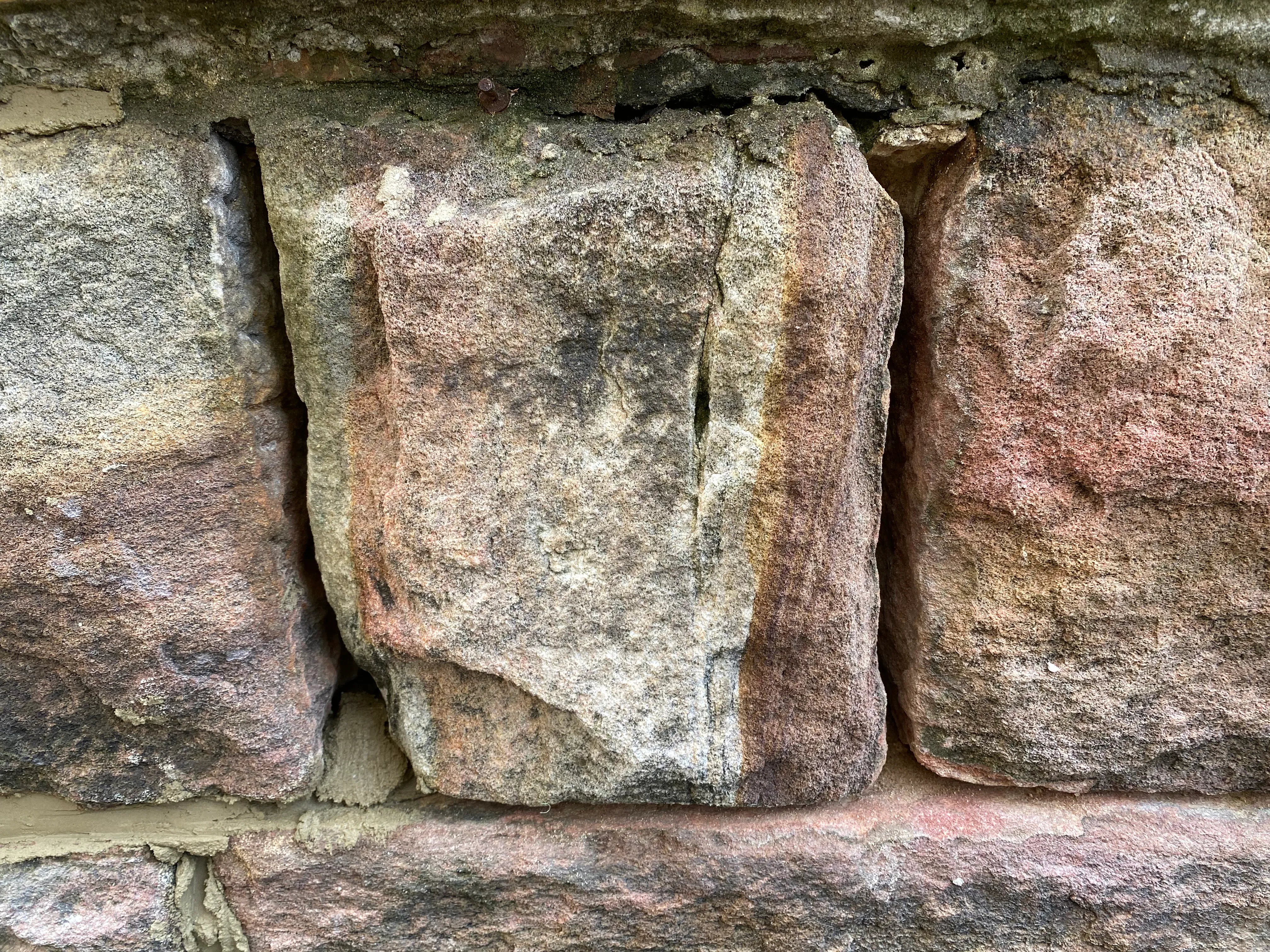 Repointing work on a Sydney brick wall